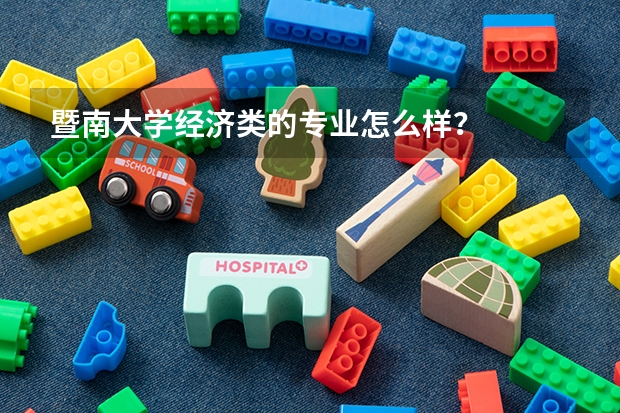暨南大学经济类的专业怎么样？