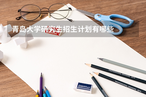 青岛大学研究生招生计划有哪些
