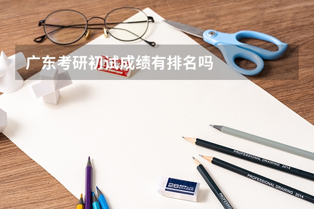 广东考研初试成绩有排名吗