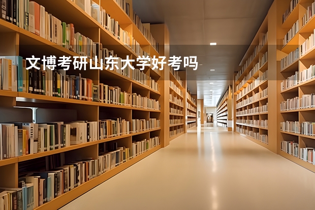 文博考研山东大学好考吗
