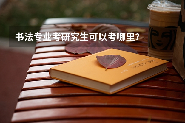 书法专业考研究生可以考哪里？
