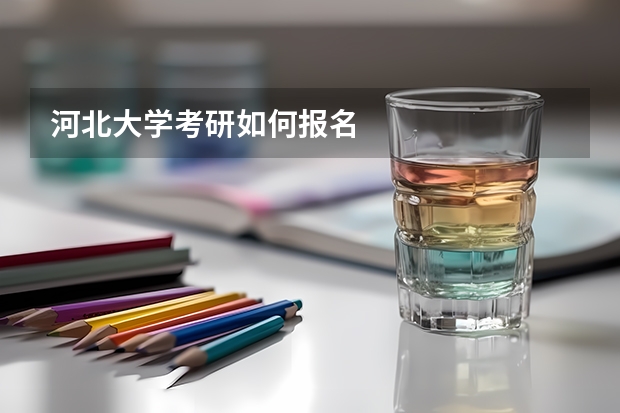 河北大学考研如何报名