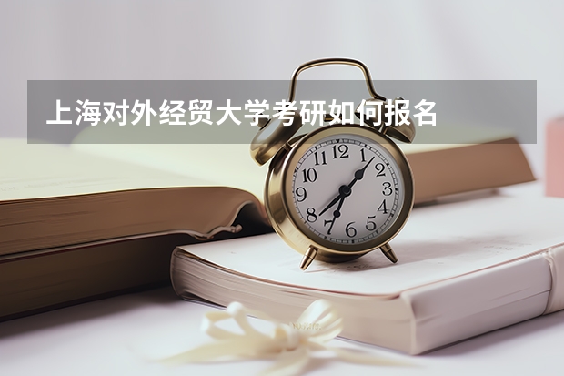 上海对外经贸大学考研如何报名