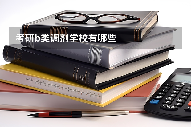 考研b类调剂学校有哪些
