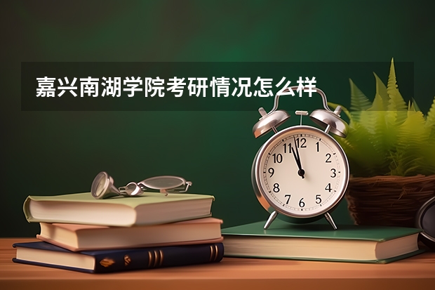 嘉兴南湖学院考研情况怎么样