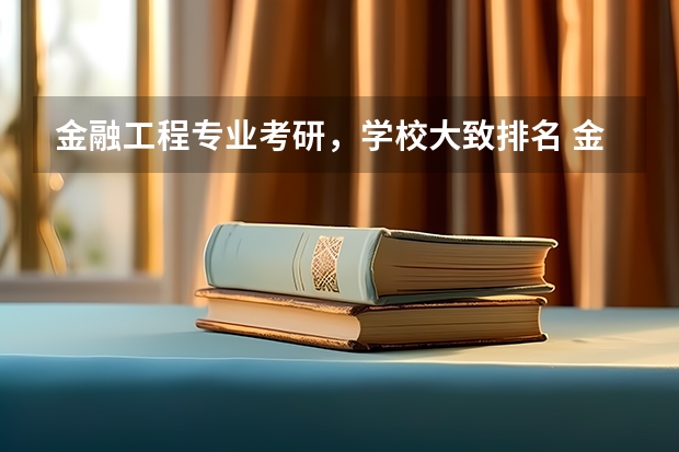 金融工程专业考研，学校大致排名 金融学考研排名学校
