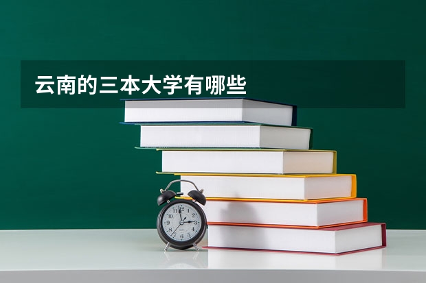 云南的三本大学有哪些